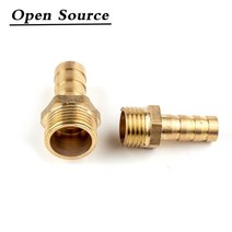 철근커플러 각종커플러 에어공구 수공구호스 바브 테일 4 ~ 25MM 황동 파이프 피팅 1/8 "1/4" 3/, 01 19mm Barb_05 3/4