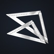 스틸 삼각자 쇠자 목공용자, 삼각자 15cm, 1개
