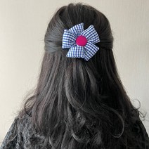 장미공주 여아 유아동 아기 어린이 키즈 퀼트 빅 플라워 꽃 머리방울