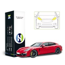 포르쉐 파나메라 GTS 2019 자동차용품 PPF 필름 헤드라이트 세트