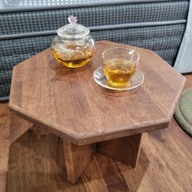 [꿈을꾸는가구] 월넛 찻상 대 다과상 혼술상 소반 아이들밥상 친환경오일 백일상, 월넛 대