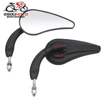 오토바이 Rearview 할리 Dyna Softail FLHR 스트리트 밥 울트라 FXDB FXSTB Sportster XL 883 1200 V-로드, 01 A Black