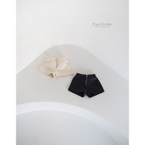 23여름 지안클로버 레더숏팬츠