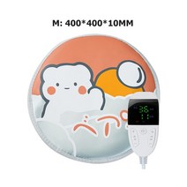 강아지 전기 장판 고양이 난방 침대 매트 따뜻한 매트 침대 난연 천 가열 매트 개 침대, 둥근, m