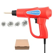 70W 핫 스테이플러 플라스틱 용접 기계 수리 키트 용접기 총 자동차 범퍼 도구 공구, [02] EU Plug, [02] set1 red