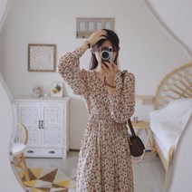 여성 여름 가을 쉬폰 블라우스 꽃무늬 플라워 빅사이즈 데일리 박시 박시 몸매커버