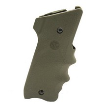 Hogue 82001 Ruger MK II/III Rubber Grip with Finger Grooves, 1
