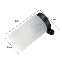 고무 충격 전기 드릴 집진기 커버 망치 애쉬 그릇 수집 장치 방진 장치 추출 컵 도구 부품, 하얀