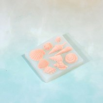 10구 혼합 조개 수제몰드