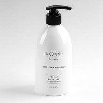 인칸누 남성용 올인원 샴푸 바디 워시 500ml 헤어, 인칸누 남성용 올인원 샴푸&바디워시 500ml, 인칸누 남성용 올인원 샴푸&바디워시 500ml