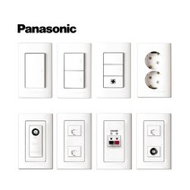 파나소닉 신동아 라온 전기 전등 스위치 커버 교체 방우 화장실 안전 콘센트 설치 일괄소등, 33.8PIN 3구+SMATV 2방(2개용)