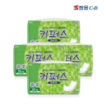키퍼스 키퍼스 일자형 패드 30P x 4팩 (총 120p) /, ., .
