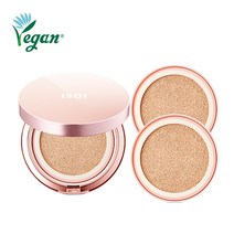 아이소이 스킨케어 비건 제로 쿠션 SPF38 PA++ 21호본품1개+리필2개 13gx3
