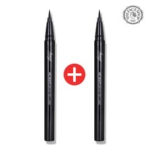 2개)더페이스샵 잉크그라피 브러쉬펜라이너, 2개, 1호 잉크블랙