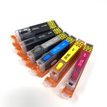 MG7520 MX922용 (PGI-250 / CLI-251) 무한리필 카트리지, MG7520용 6카트리지 세트
