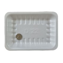 정육트레이 22호 PSP용기 일회용 배달 포장 접시 스티로폼 용기 생선 수산물 떡용기 1회용품 1000개