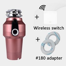 음식물처리기 jiqi 560w 음식물 쓰레기 처리기 음식물 찌꺼기 쓰레기 처리기 하수도 쓰레기 처리 분쇄기 무선공기 스위치 220v, 160 무선 스위치