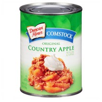 Duncan Hines Apple Pie Filling 던컨하인즈 오리지널 컨츄리 애플 사과 파이필링 토핑 통조림 595g 12통