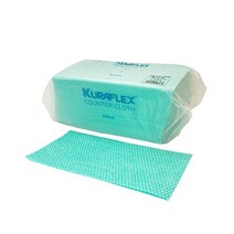 클라레 크라 플렉스 카운터 크로스 ZNB-922-80 PW 두꺼운 50 × 61cm 80 매입 레이온 폴리 에스테르 그린 クラレ クラフレックス カウンタークロス ZNB-922-80P