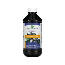 Natures Way 네이쳐스 웨이 삼부커스 엘더베리 무설탕 시럽 8oz(240ml)