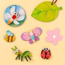 어린이 초등 만들기 곤충목걸이 미술놀이 DIY 키트, 동그라미