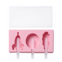 살림의기술 실리콘 아이스크림몰드 아이스트레이, 핑크