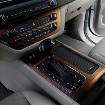 기아 올뉴카니발 카본 스티커 기어 오디오 도어커버, G TYPE (순정 19인치 휠마스크), 01. 블랙카본(무광)