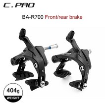 [해외] shimano 브레이크 r8000 로드 바이크 듀얼 피벗 프론트 리어 브레이크 캘리퍼 ultegra c-pro compat r7000 자전거 부품, C-PRO BR-R700 세트