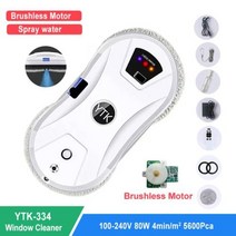 스마트 App 창 클리너 로봇 진공 청소기 물 스프레이 창 5600Pca 높은 흡입 Antifall 유리 창 클리너, Spray water+EU+그렇습니다