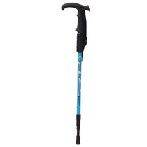 듀랄루민 T자형 등산스틱 6061, 블루