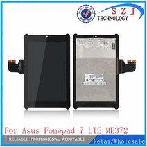 NEW 7 인치 터치 스크린 디지타이저 LCD 디스플레이 Asus Fonepad LTE ME372CG KOOE K00E 5470L, 01 No Frame