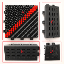 제이씨 카디조립매트(테두리 B &#038; C 모서리 D 부분품)