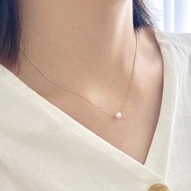 달빛 진주목걸이 스왈진주 사람이 소중한 가게 생리대지원 기부목걸이 후원목걸이