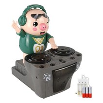 HAIMINGJUN 아이들을 위한 다채로운 빛을 가진 작은 DJ 전자 춤 gy 인형, 15x13x10.5cm, 플라스틱, USB 유형