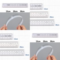 플라스틱 직선 자 15CM 제도용구 칼자 탬플릿 15센티자 30센티자 50센티자 철재자 1미터철자 1미터자