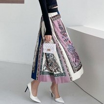 키첼 로즈릭 나염 스커트