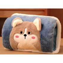 이불 핫팩 보온 주머니 가정용 겨울 워머, (양손) 빅 그레이 고양이