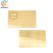 13.56MHZ 메탈 NFC 매트 블랙 소셜 디지털 카드 RFID Ntag216 스마트 비접촉식 명함 1PCS, 16 Ntag216 1pcs