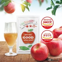 청송꿀 사과즙 30포 1박스 소량팩 1달용 HACCP/어린이기호식품 인증