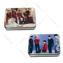 몬스타엑스 Monsta x 미니 12집 REASON 40장 로모 카드+틴 케이스 4종 세트 폴구 포구, B+D