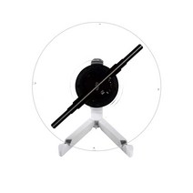 3D홀로그램 LED 매장 고화질 카페 영상 홀로그램팬, 25cm