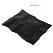 500x400x3/5mm 컴퓨터 필터 메쉬 PC 케이스 케이스 팬 냉각기 먼지 방진 커버 스폰지, 검은 50+40+5mm