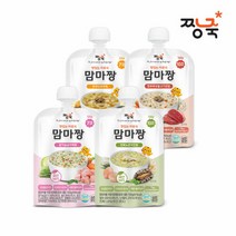 짱죽 [짱죽] 짜먹는 이유식. 맛있는 맘마짱_스파우트형, 한우단호박죽(7개월부터)(A802)