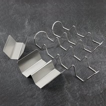 스텐 타코 받침 (2타입) 와플 핫도그 홀더, 일반형(3구)