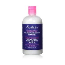 마른 모발용 SheaMoisture 실리콘 프리 샴푸 사탕수수 추출물 및 Meadowfoam 파라벤 프리 샴푸 13온스