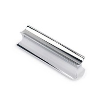 shangren 6현 하와이 일렉트릭 기타용 전문 76mm 슬라이드 바 슬라이더, 76x24x18mm, 스테인레스 스틸, 크롬