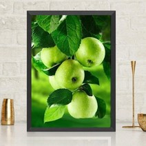 재물 사과 청사과 초록 보석십자수 비즈 500 400 다이아, 6080 5D 풀 드릴