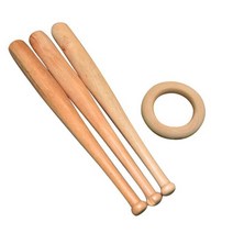 디아멍배트 사회인야구배트 야외 미니 야구 방망이 나무 디스플레이 홀더 테니스 보관 홀더, 길이 18cm