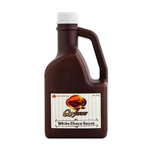 fm)큐팜스 화이트 초콜렛 소스 2kg 카페 업소용 식자재 시럽 파우더