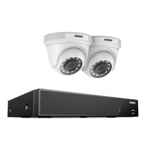 ANNKE 보안 카메라 시스템 울트라 HD 5MP DVR 얼굴 감지 CCTV 비디오 감시 세트 1080P 스마트 IR 야간 투시경, 02-2T_01-2PC Cameras